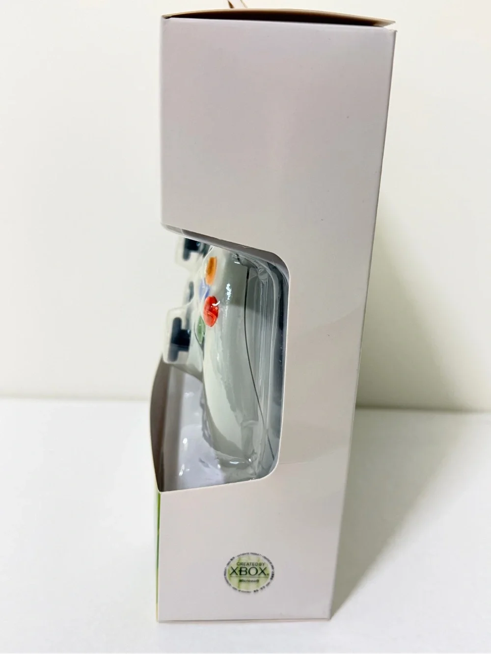 Microsoft Xbox 360 White Wireless Controller with Colored Buttons
